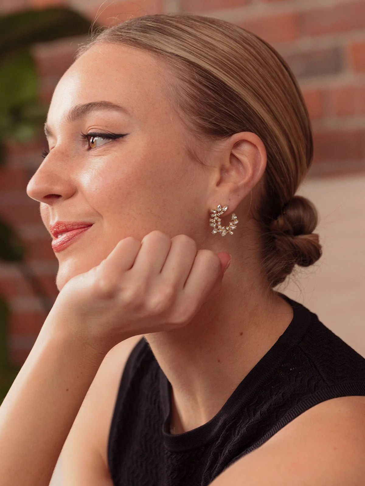 Lupe Crescent Studs - Image 3