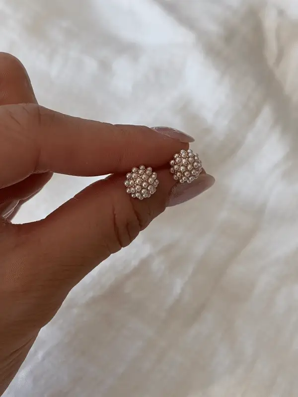 Mini Pearl Pave Studs - Image 3