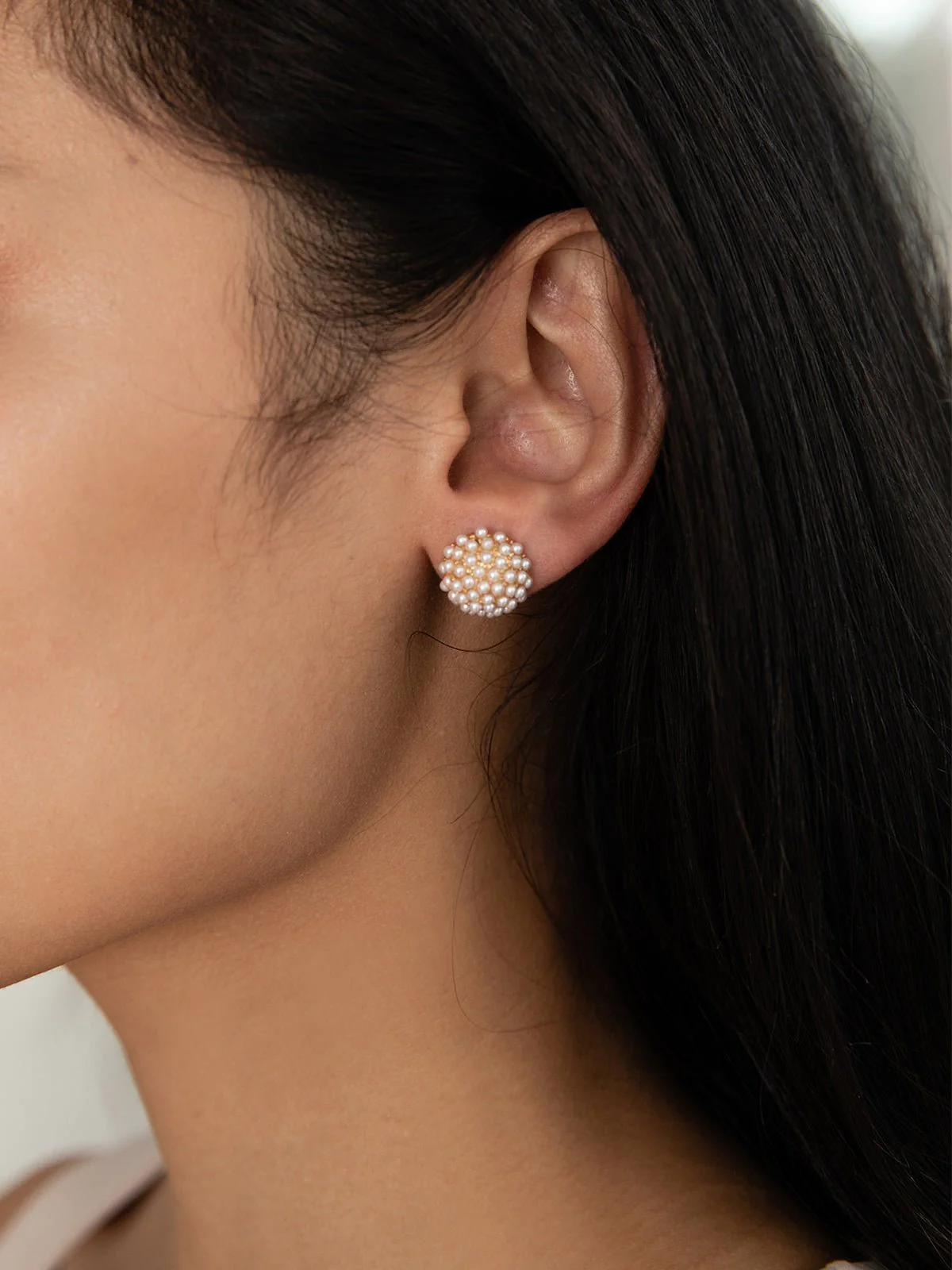 Pearl Pave Studs - Image 3